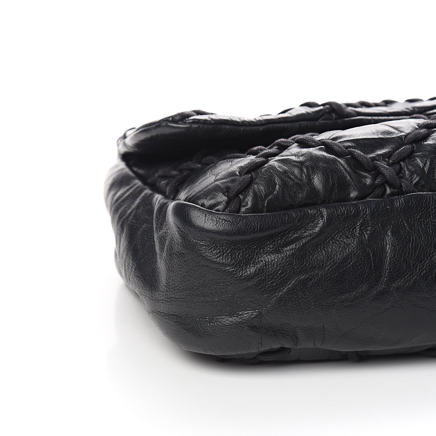 Chanel Calfskin Ultra Stitch Oversize Flap Black 7 of 9