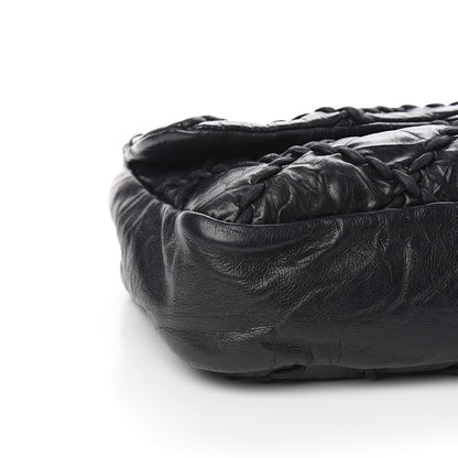 Chanel Calfskin Ultra Stitch Oversize Flap Black 7 of 9