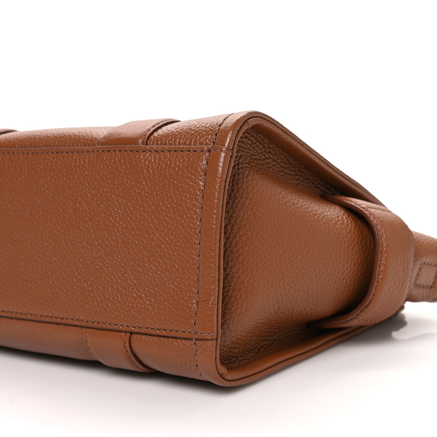 Grained Calfskin Small The Tote Bag Argan Oil