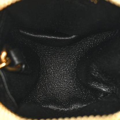 Saint Laurent Suede Lambskin Jaime Cube Charm Keychain Sunflower 5 of 14