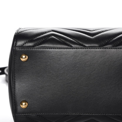 Gucci Calfskin Matelasse Medium GG Marmont Tote Black 10 of 10