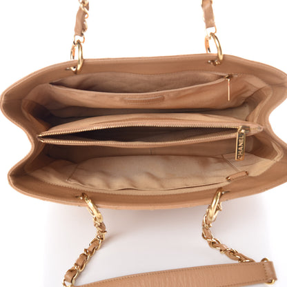 Chanel Caviar Quilted Grand Shopping Tote GST Beige 5 of 18