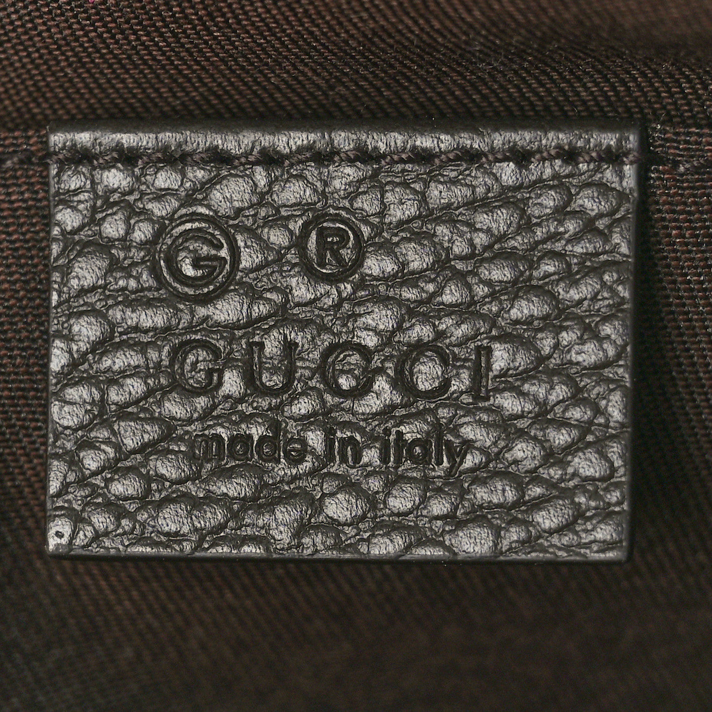 Gucci Monogram Belt Bag Dark Brown 6 of 10