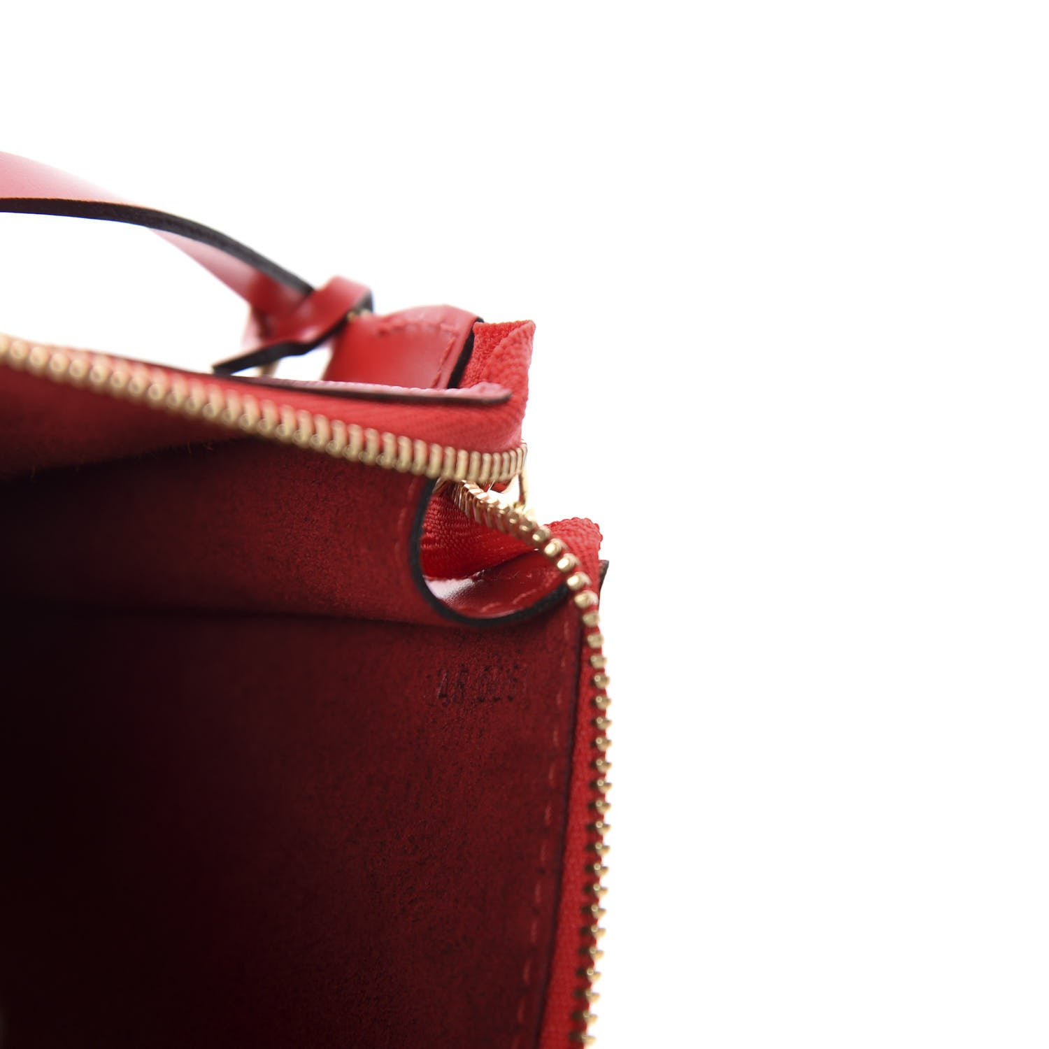 Louis Vuitton Epi Pochette Accessories 24 Castillan Red 9 of 10