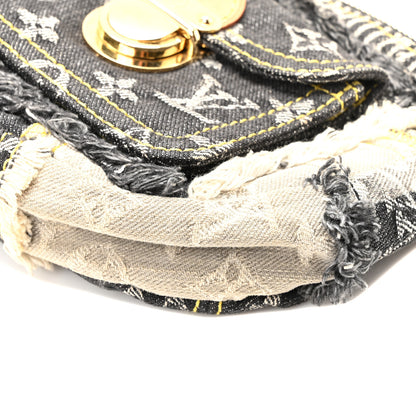 Louis Vuitton Denim Patchwork Pouchy Grey 9 of 9
