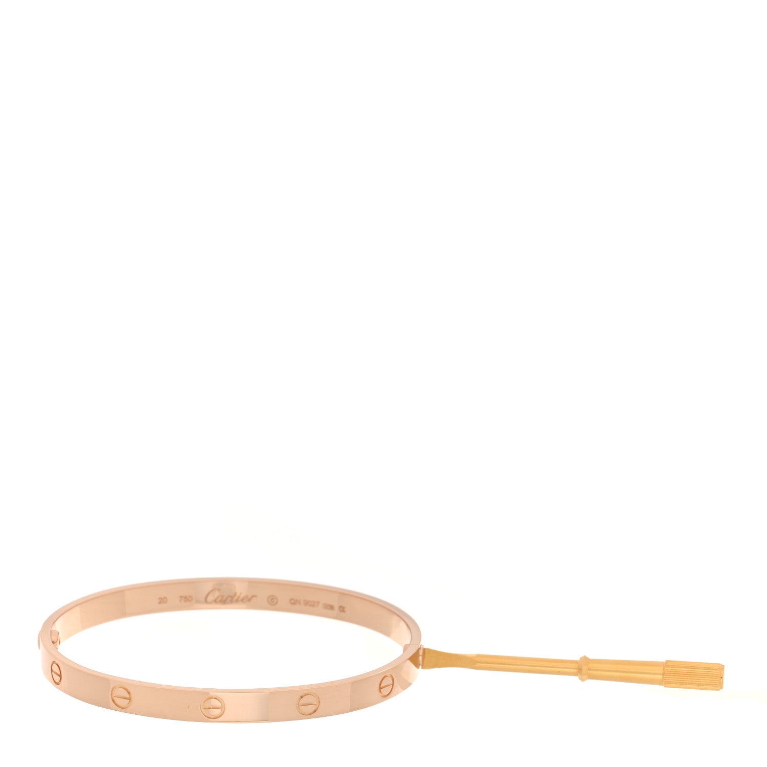 Cartier 18K Pink Gold LOVE Bracelet 20 7 of 7