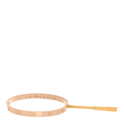 Cartier 18K Pink Gold LOVE Bracelet 20 7 of 7