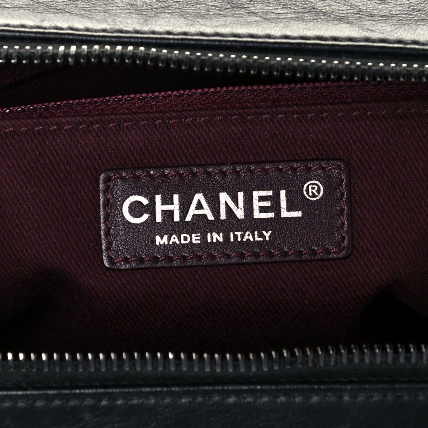 Aged Calfskin Small Bowling Bag Black