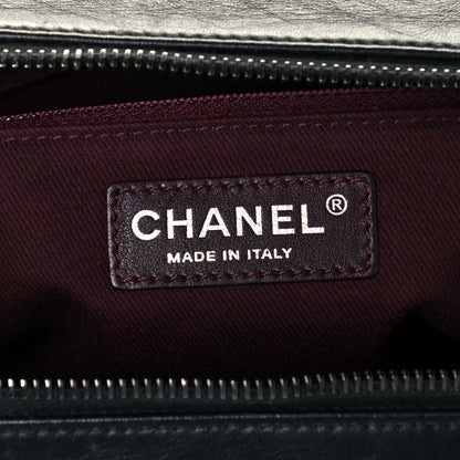 Chanel Aged Calfskin Small Bowling Bag Black 6 of 10
