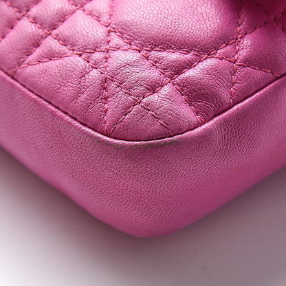 Christian Dior Lambskin Cannage New Lock Pouch Rose Sorbet 9 of 15