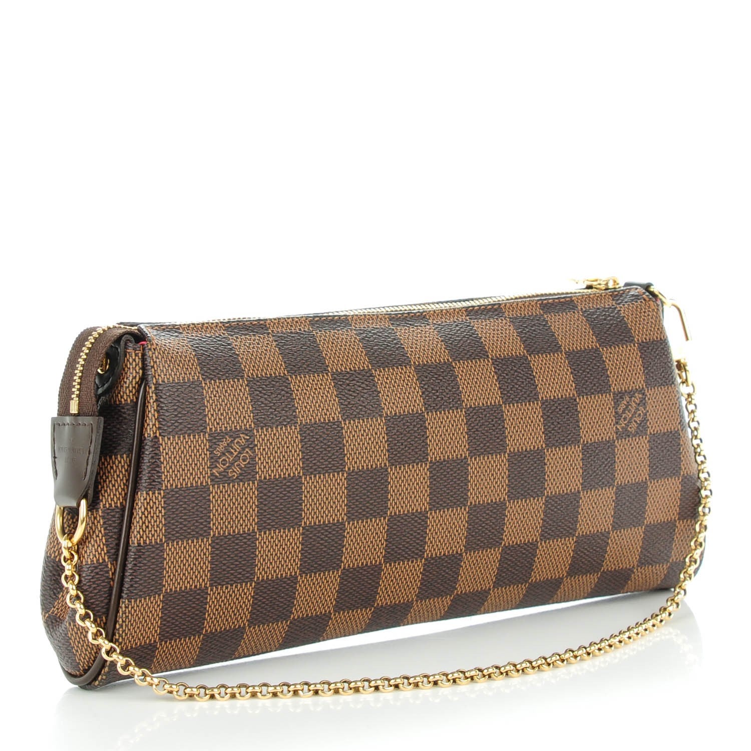 Louis Vuitton Damier Ebene Eva Clutch 3 of 8