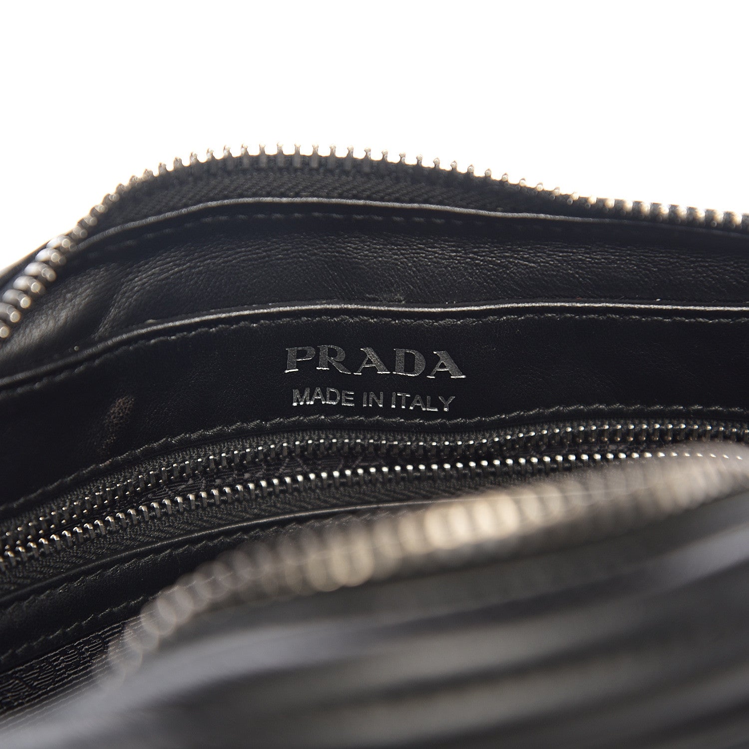 Prada Nappa Impunture Diagramme Embellished Crossbody Bag Black 5 of 9