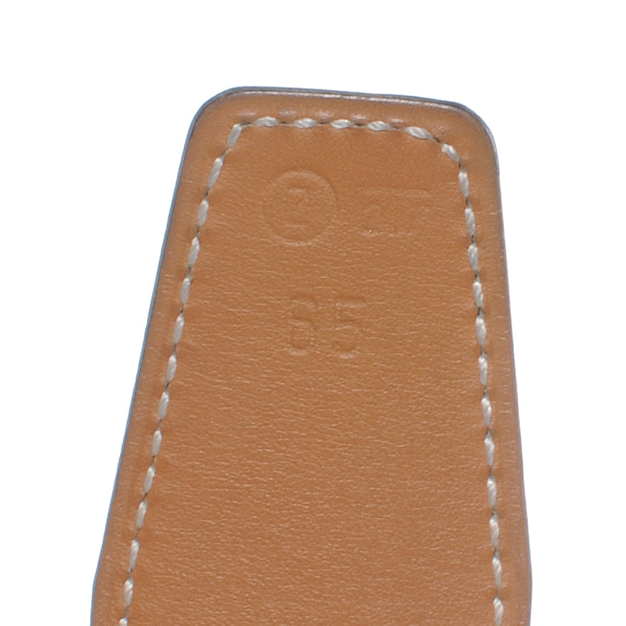 Hermes Box and Chamonix Reversible Constance 32mm H Belt Noir Natural 65 5 of 6