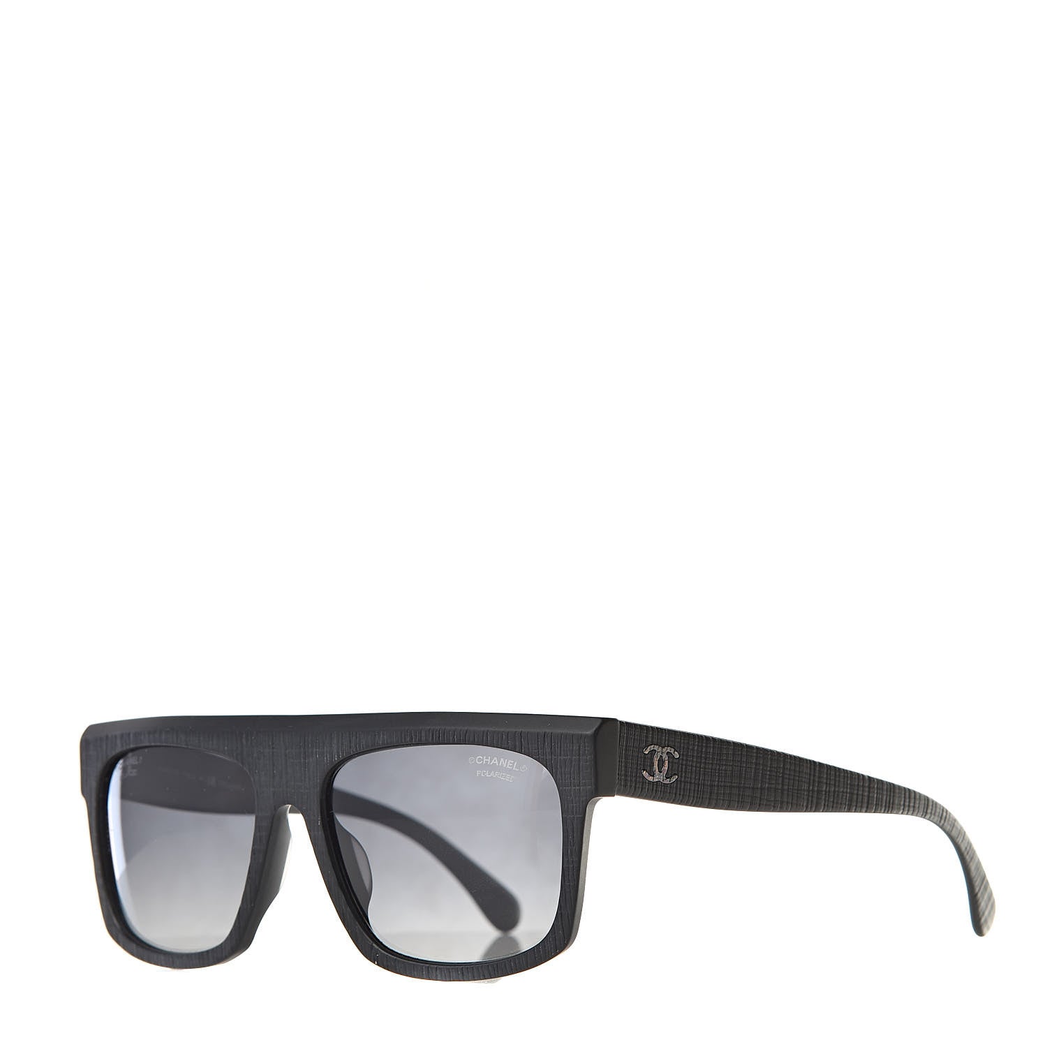 Chanel Polarized CC Sunglasses 5333 Matte Black 1 of 8