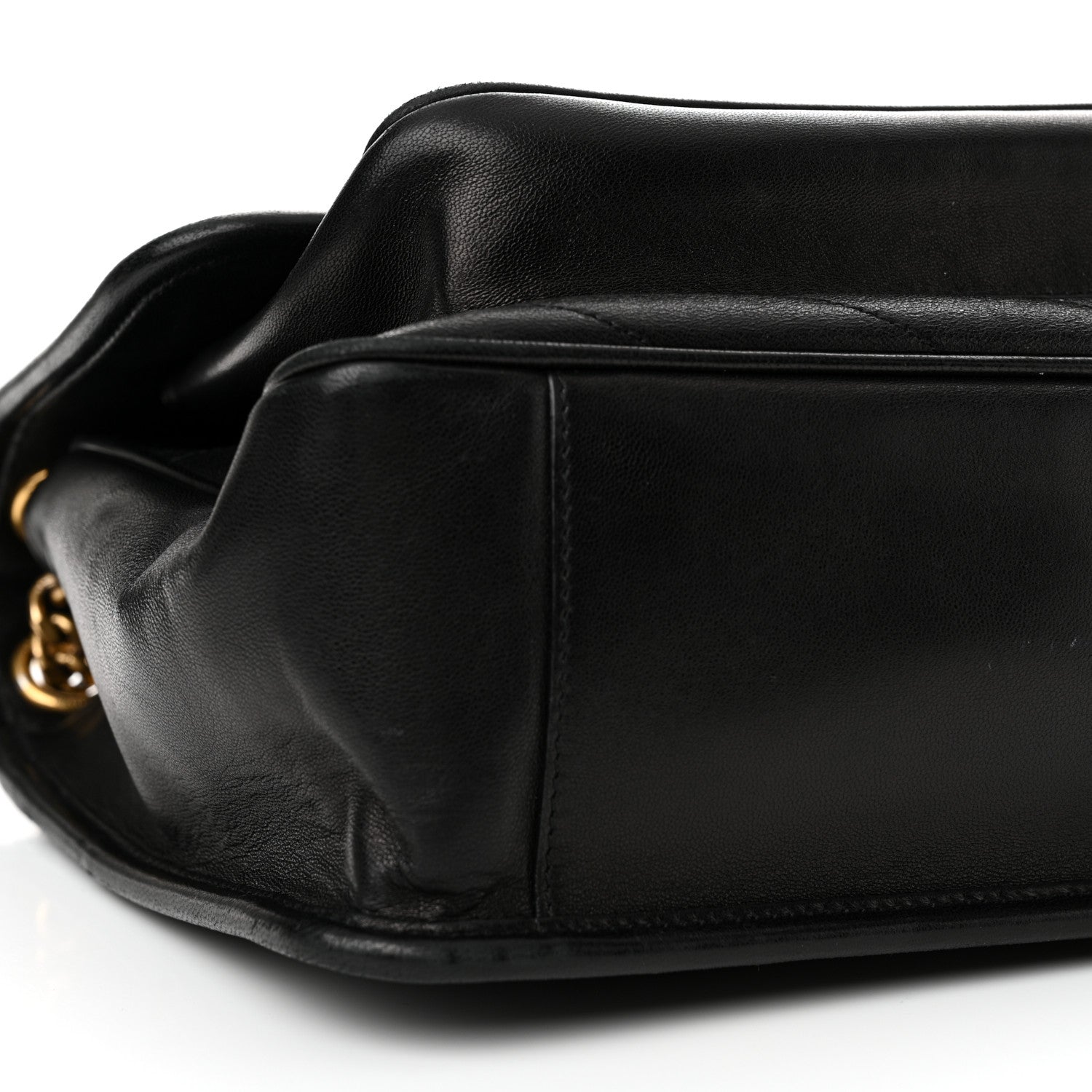 Saint Laurent Lambskin Matelasse Monogram Medium Niki Chain Satchel Black 9 of 12