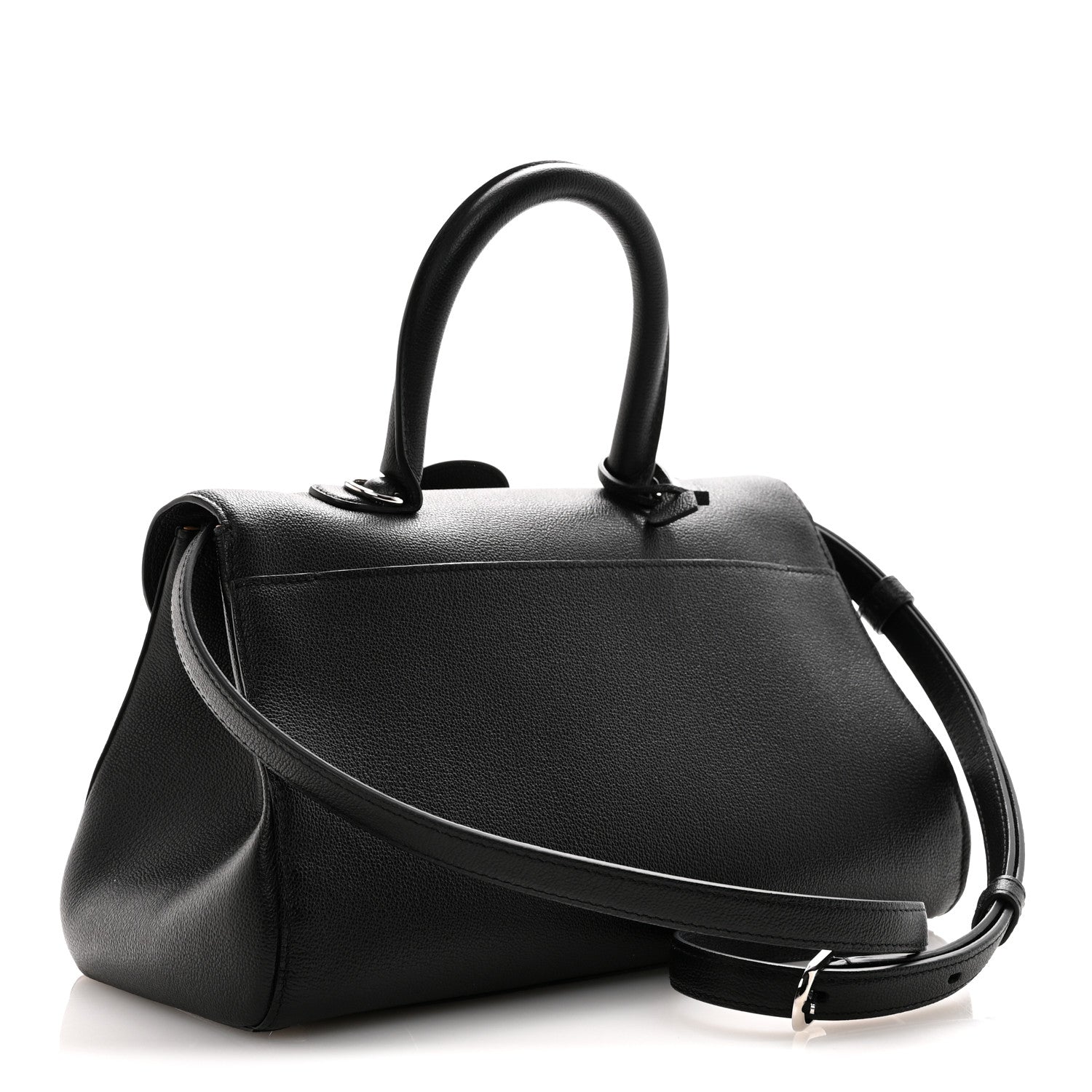 Delvaux Calfskin Mini Brillant East West Satchel Black 4 of 10