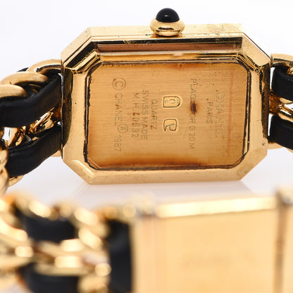 Chanel Stainless Steel Lambskin 20mm Chain Premiere Quartz Watch Gold M 4 of 4