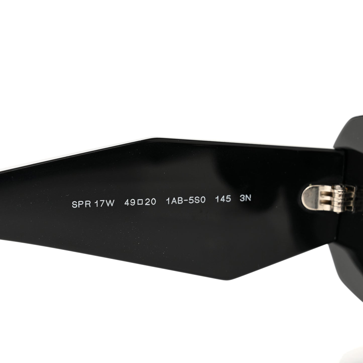 Acetate Symbole Sunglasses SPR 17W Black