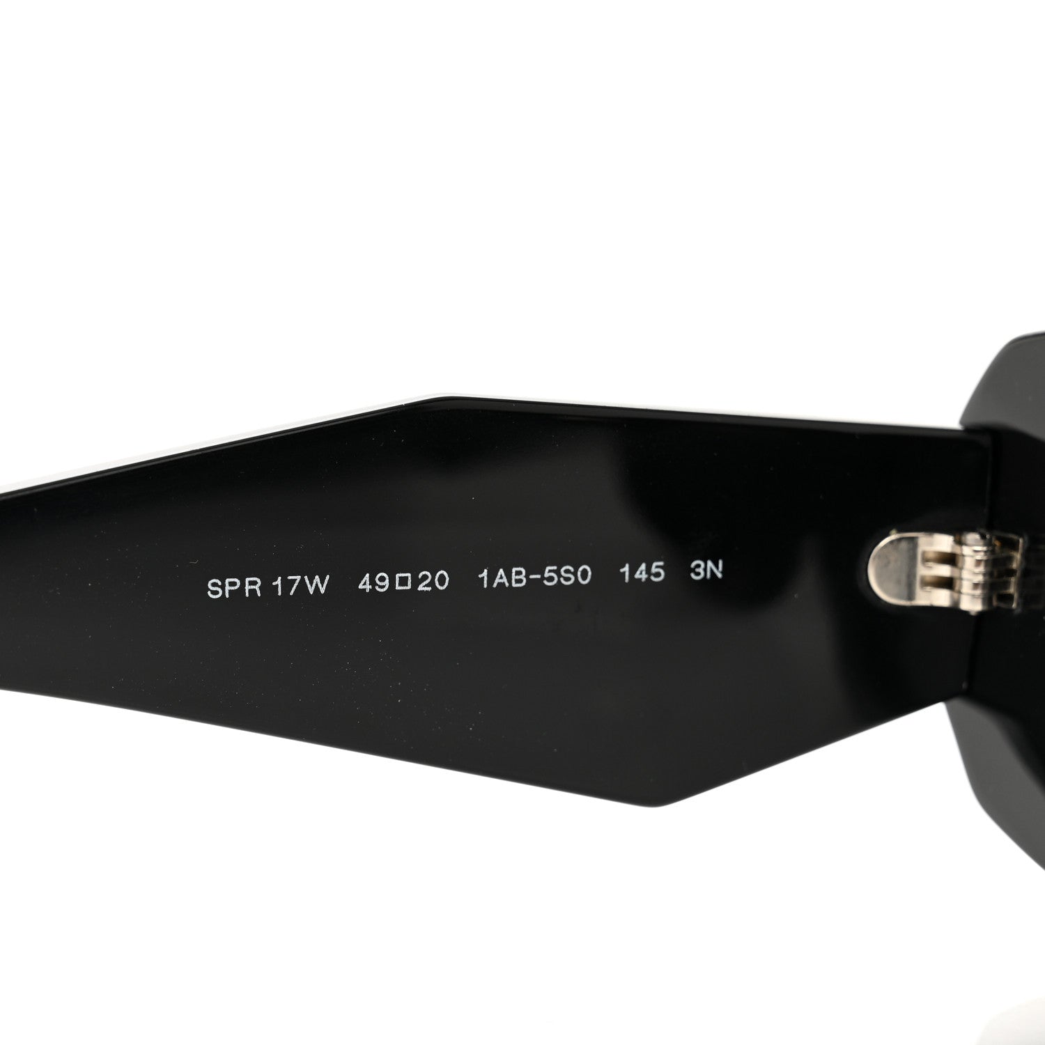 Prada Acetate Symbole Sunglasses SPR 17W Black 5 of 6