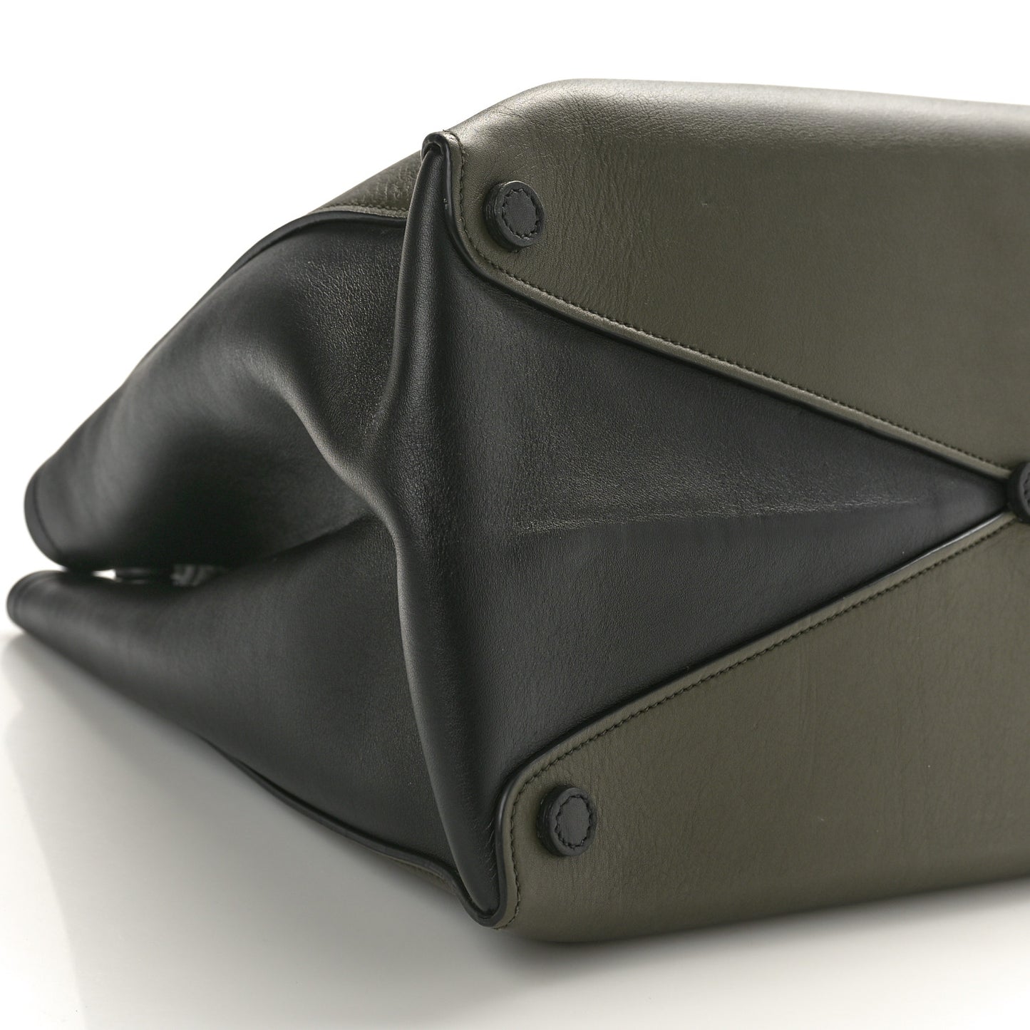 City Calf Double Bag Black Green