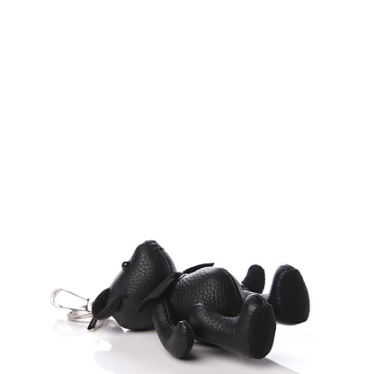 Burberry Grained Calfskin Thomas Bear Bag Charm Black 3 of 6