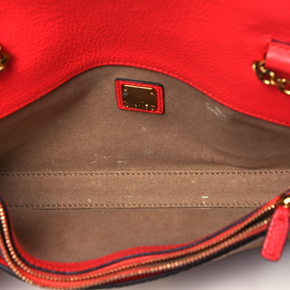 MCM Visetos Millie Crossbody Bag Cognac Marigold Orange 5 of 9