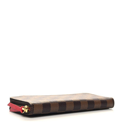Louis Vuitton Damier Ebene Clemence Wallet Cherry 4 of 8
