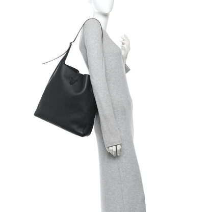The Row Grained Calfskin Blake Hobo Black 2 of 10