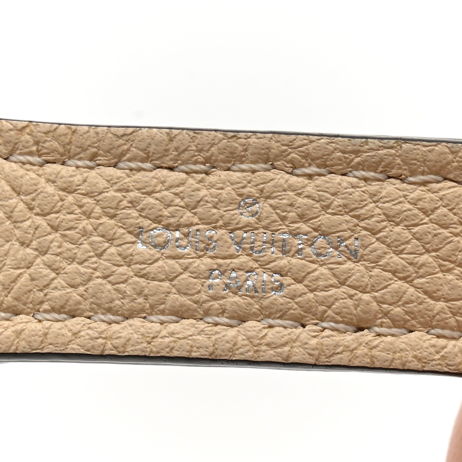 Louis Vuitton Calfskin Flowers Strap Creme 3 of 4