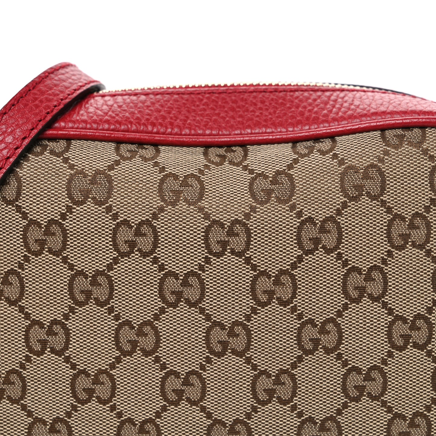 Monogram Mini Bree Messenger Bag Red