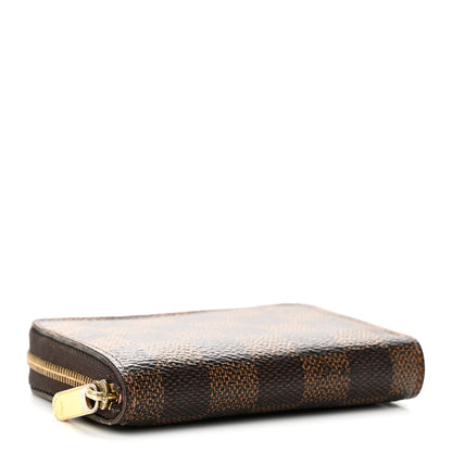 Louis Vuitton Damier Ebene Zippy Coin Purse Rose Ballerine 4 of 10