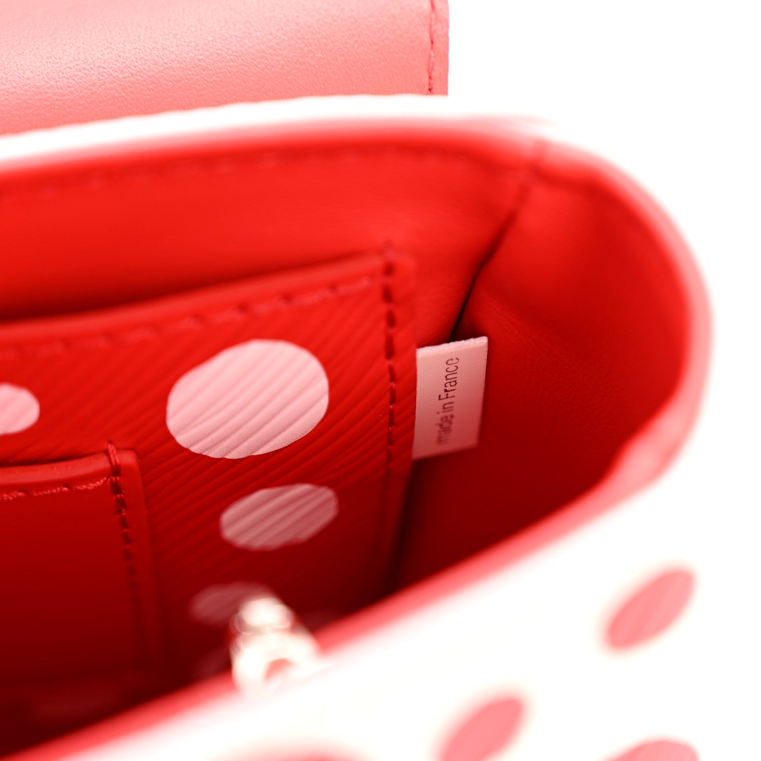 Louis Vuitton LV X YK Epi Infinity Dots Twist Shoulder Bag PM White Red 8 of 12