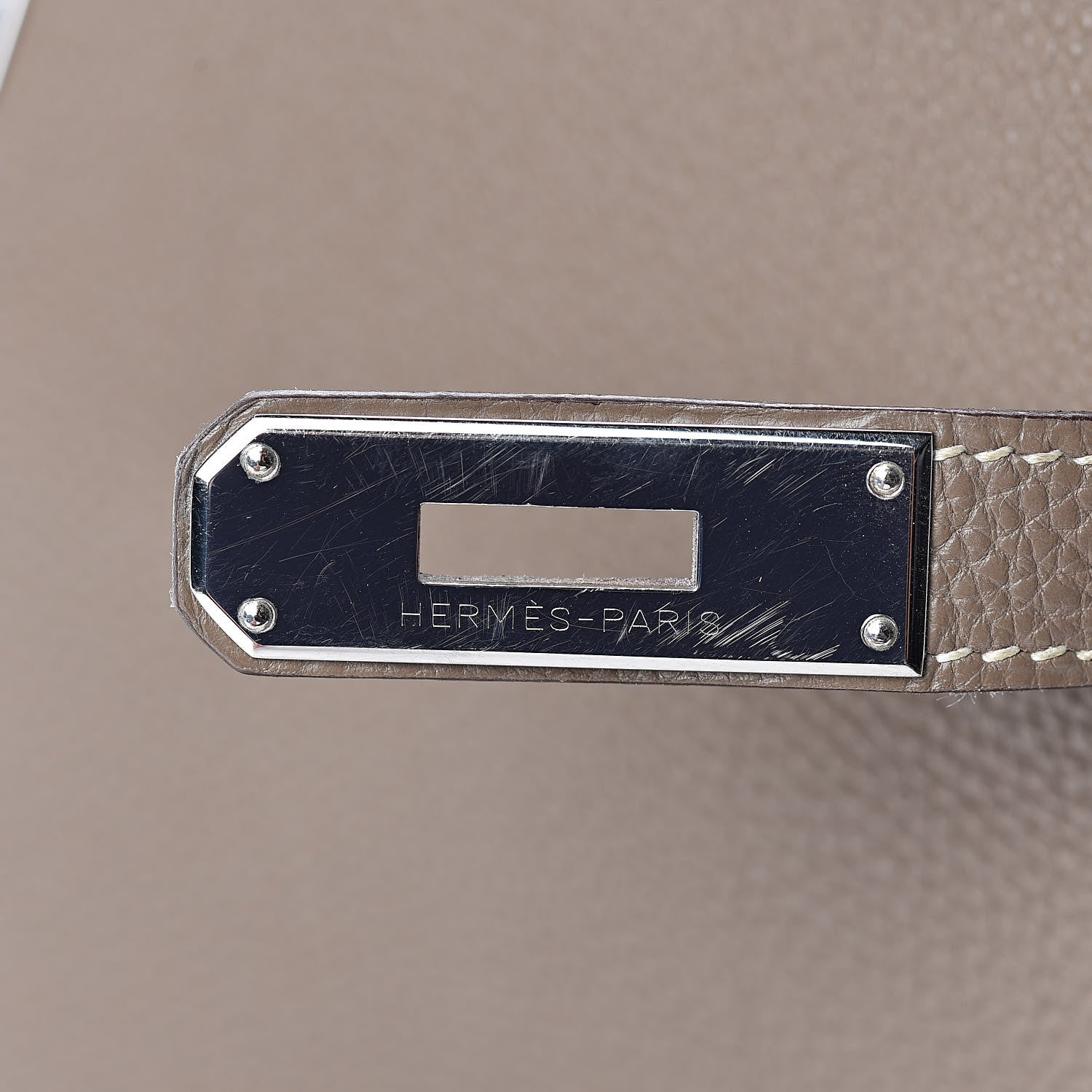 Hermes Togo Kelly Retourne 35 Etoupe 10 of 36