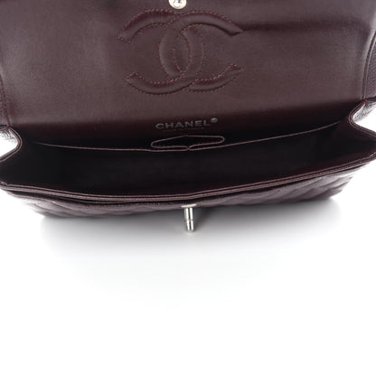 Chanel Caviar Quilted Medium Double Flap Burgundy 5 of 12