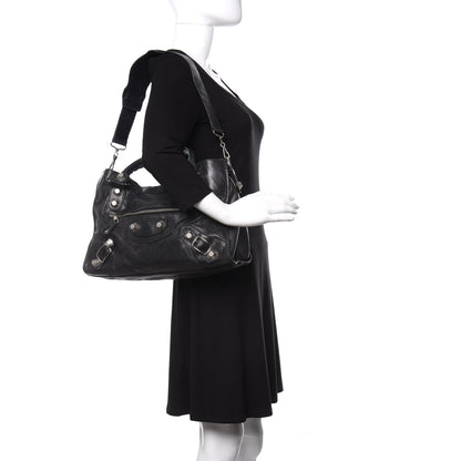 Balenciaga Agneau Giant 21 Silver Hardware City Black 2 of 9