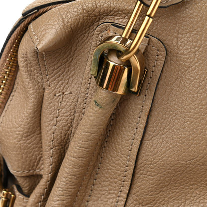 Chloe Calfskin Medium Paraty Barbour Khaki 15 of 16