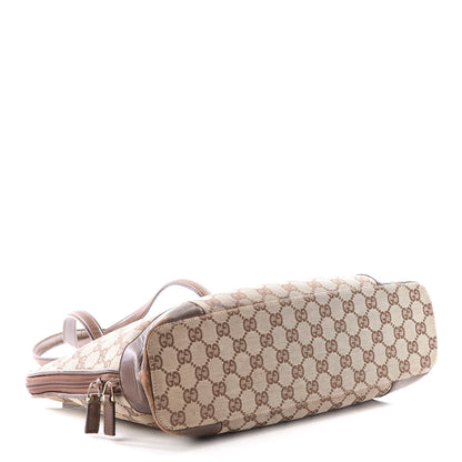 Gucci Monogram Medium Tote Dark Brown 3 of 10