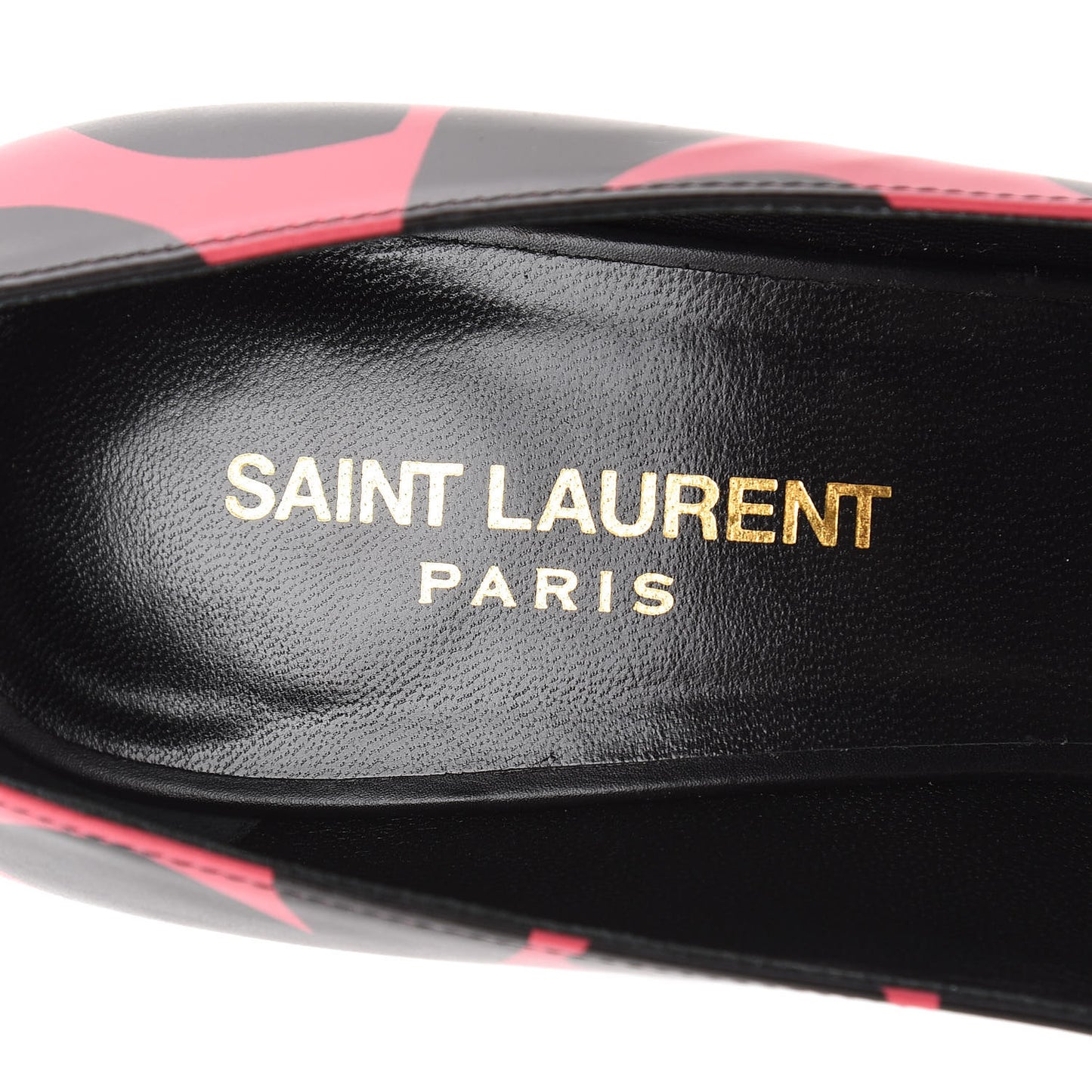 Calfskin Big Heart Paris 105 Pumps 39 Rouge Black