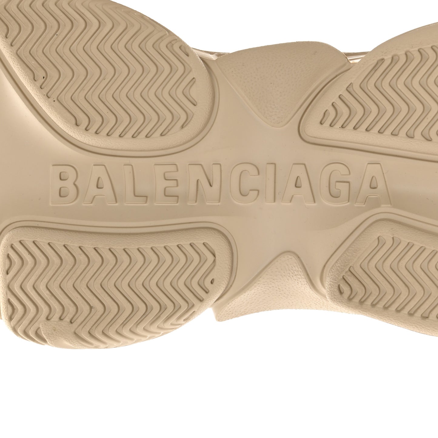 EVA Molded Mens Triple S Sneakers 42 Taupe