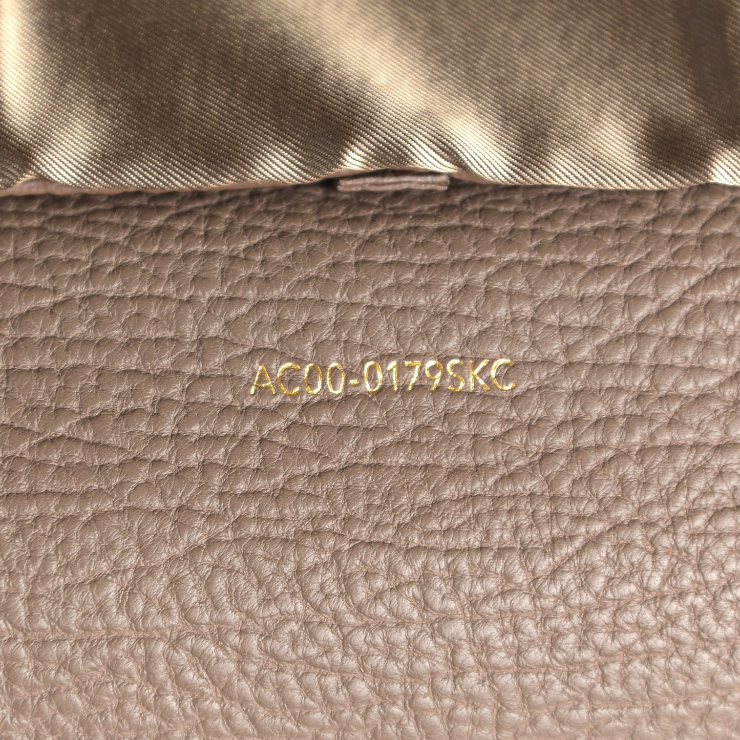 Textured Calfskin Medium Pashli Satchel Taupe