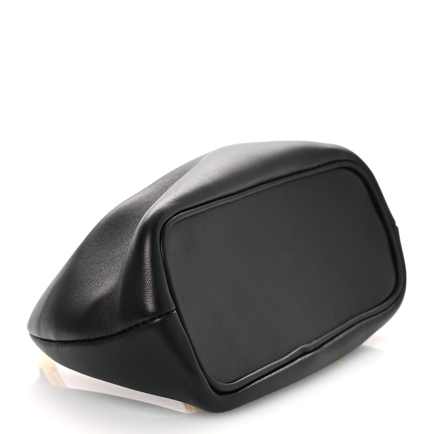 Lambskin Le Petit Calino Ring Top Handle Bag Black Black