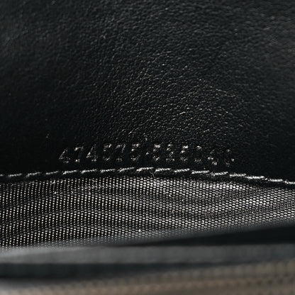 Gucci Calfskin Matelasse GG Marmont Chain Wallet Black 7 of 10