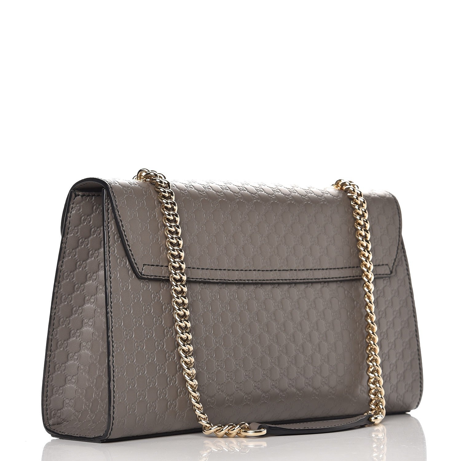 Gucci Soft Microguccissima Medium Emily Chain Shoulder Bag Loess 3 of 13