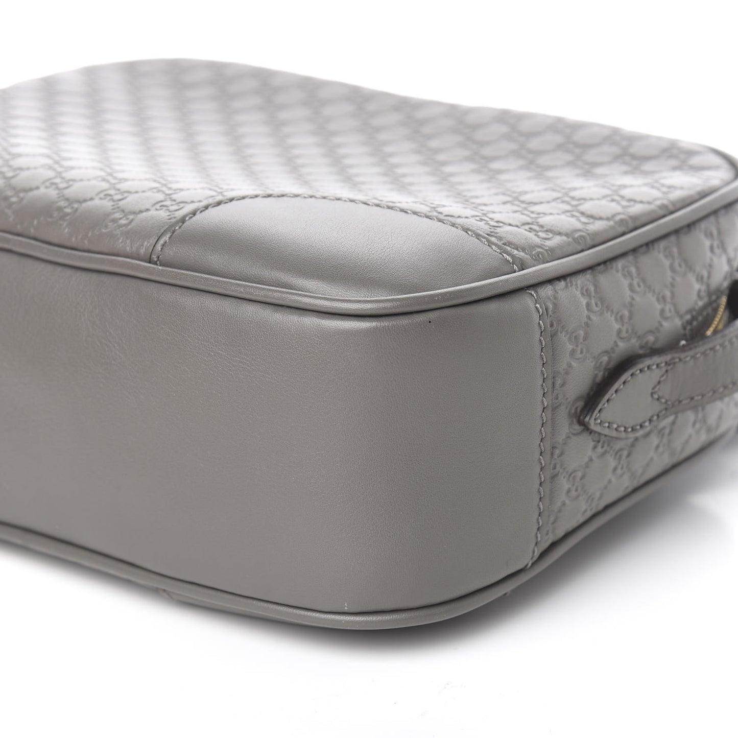 Microguccissima Mini Bree Messenger Bag Grey