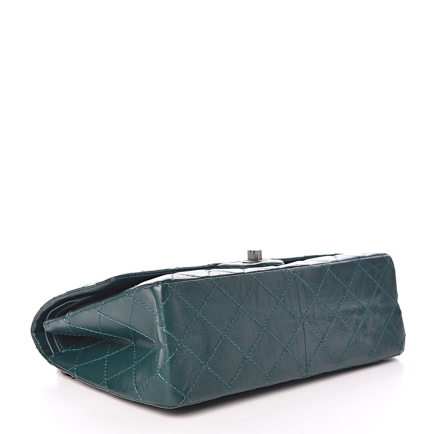 Aged Calfskin Quilted 2.55 Reissue 226 Flap Green