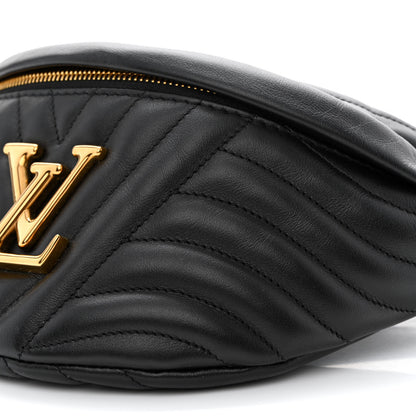 Louis Vuitton Calfskin Quilted New Wave Bumbag Black 9 of 10