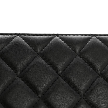 Chanel Lambskin Quilted Pearl Crush Small Vanity Case With Chain Black 13 of 13