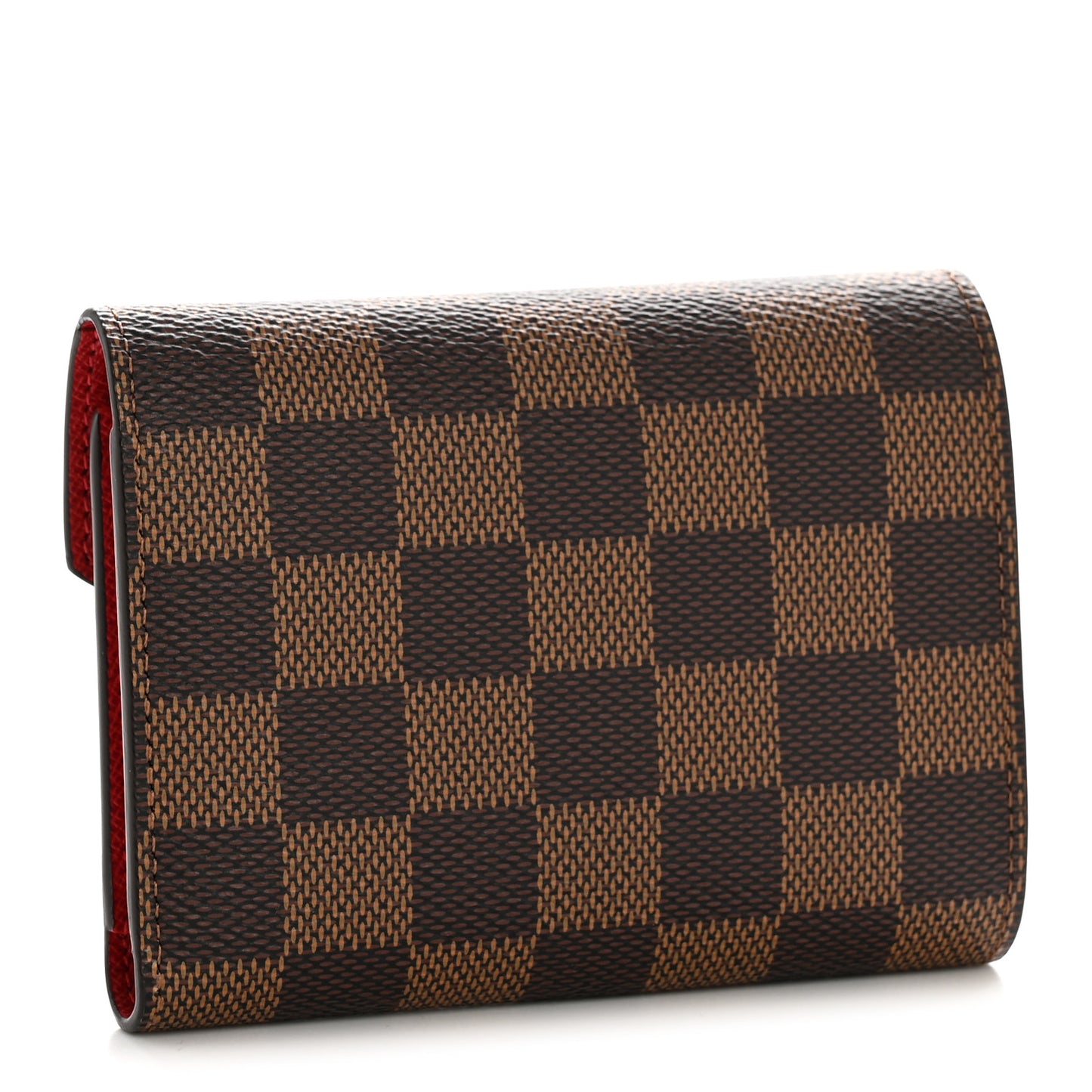Damier Ebene Victorine Wallet Red