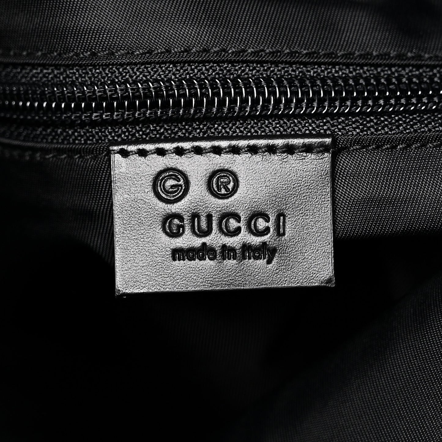 Techno Canvas Web Single Buckle Backpack Black