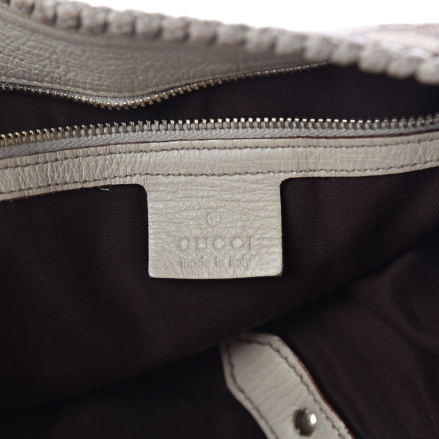 Gucci Monogram Large Horsebit Chain Hobo Off White 6 of 14